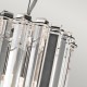Lampada a sospensione piccola in cristallo a 2 luci a LED dal design moderno