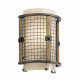 Lampada da parete con struttura in metallo design rustico e 1 diffusore in vetro