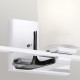 Lampada da parete in acciaio per bagno con diffusori in vetro a 3 luci a LED