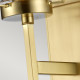 Lampada da parete per bagno a 1 luce in acciaio cromato e diffusore in vetro