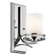 Lampada da parete per bagno a LED con 1 diffusore in vetro dal design moderno