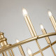 Lampadario in acciaio dal design moderno con 12 lampadine