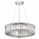 Lampadario in cristallo a 8 luci a LED dal design moderno