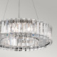 Lampadario in cristallo a 8 luci a LED dal design moderno