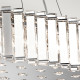 Lampadario in cristallo grande a 12 luci a LED dal design moderno