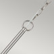 Lampadario medio in acciaio dal design moderno con 6 lampadine