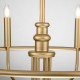 Lampadario medio in acciaio dal design moderno con 6 lampadine