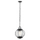 Lanterna a catena media da esterno a 1 luce dal design industrial