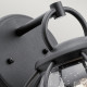 Lanterna da parete da esterno a 1 luce dal design rustico e industrial