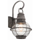 Lanterna da parete grande da esterni a 1 luce dal design industrial