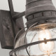 Lanterna da parete grande da esterni a 1 luce dal design industrial