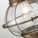 Lanterna da parete grande da esterni a 1 luce dal design industrial