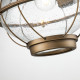 Lanterna da parete grande da esterni a 1 luce dal design industrial
