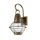 Lanterna da parete grande da esterni a 1 luce dal design industrial