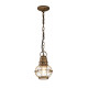Lanterna piccola da esterni con catena a 1 luce dal design industrial