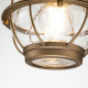 Lanterna piccola da esterni con catena a 1 luce dal design industrial