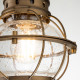 Lanterna piccola da esterni con catena a 1 luce dal design industrial
