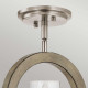 Lampada a sospensione con diffusore pendente singolo in vetro dal design moderno