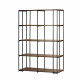 Libreria industriale in metallo e legno con 5 ripiani - scaffale moderno