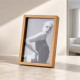 Portafoto rettangolare piccolo in alluminio dal design moderno