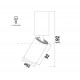 Faretto da soffitto orientabile per illuminazione d'interni