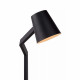 Lampada da terra con struttura in metallo e paralume orientabile