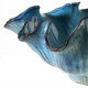 Centrotavola in ceramica artistica smaltata - ciotola decorativa bordi ondulati