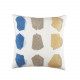 Cuscino in cotone quadrato 45x45 con ricami
