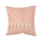 Cuscino quadrato in cotone con ricami 45x45