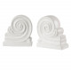 Fermalibri in ceramica a forma di capitello