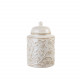 Giara piccola con coperchio in ceramica decorata a mano