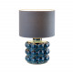 Lampada da tavolo moderna con base in ceramica e diffusore in tessuto