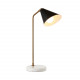 Lampada da tavolo moderna con base in marmo corpo e diffusore in metallo