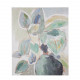 Quadro verticale con motivi floreali acrilico su tela 100x120