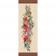 Runner antimacchia a tema natalizio 50x155