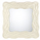 Specchiera quadrata con cornice in resina dal design moderno