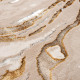 Tappeto in tessuto con decoro a rilievo 190x290