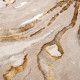 Tappeto in tessuto con decoro a rilievo 190x290