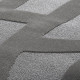 Tappeto in tessuto con decoro a rilievo moderno 200x290
