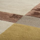Tappeto in tessuto sagomato con decoro moderno 160x230