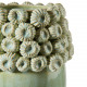 Vaso alto in ceramica dal design moderno con decori fatti a mano