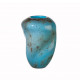 Vaso alto in vetro dal design moderno decorato a mano