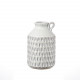 Vaso piccolo con manico internamente in ceramica decorata a mano