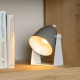 Abat Jour con struttura in metallo dal design moderno e diffusore orientabile