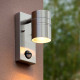 Applique a LED da esterno con struttura in acciaio dal design moderno
