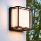 Applique a LED moderna per esterni con struttura in alluminio