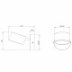 Applique a parete con diffusore a LED dimmerabile e orientabile