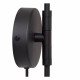 Applique a parete con doppio diffusore LED dimmerabile e orientabile