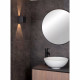Applique con struttura in metallo cubica dal design moderno e diffusore a LED
