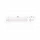 Applique da bagno a LED in metallo da design moderno